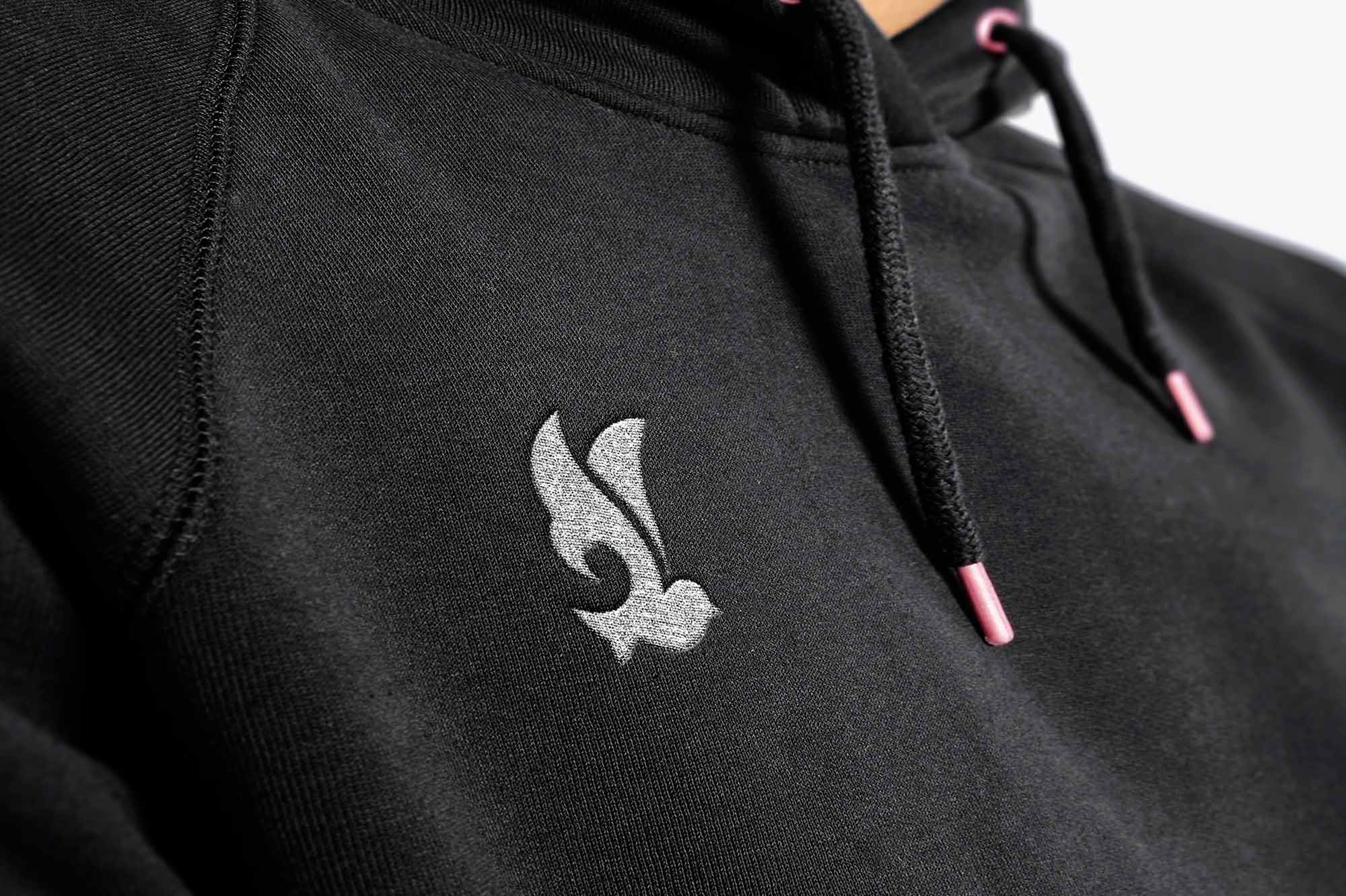 Logo on Hoodie designed by Wotbbi for Spatz, a streetwear brand, as part of its branding.